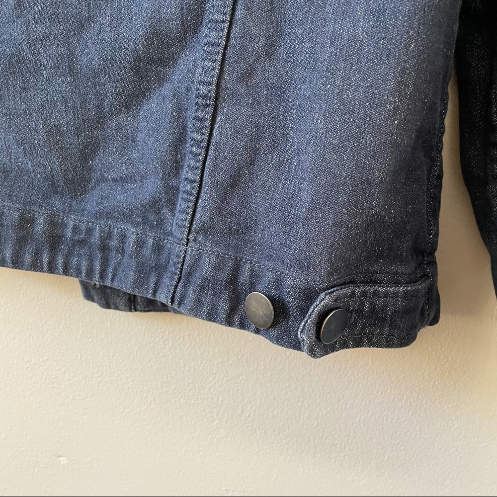 ❤️SOLD❤️ NAU KUSH HEMP-COTTON BLUE JEANS STYLE JACKET XS - Picture 7 of 11